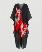 Damen Maxikleid Kaftan Sommer