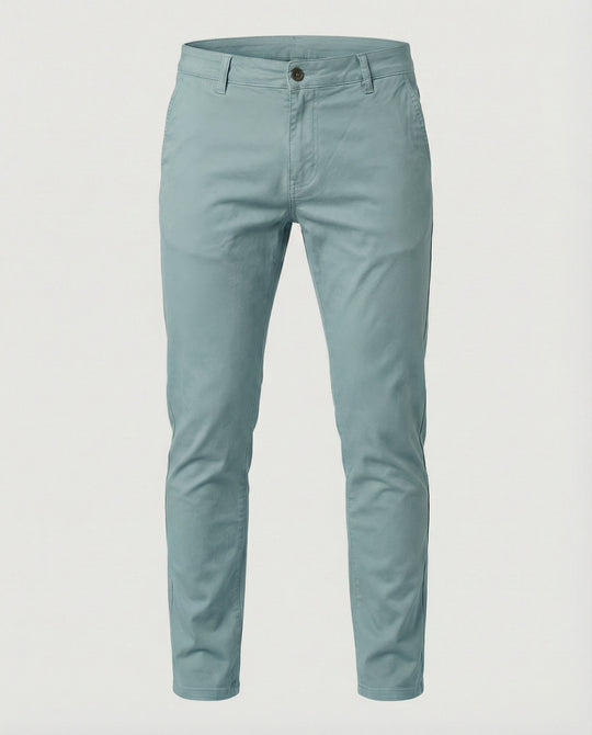 Herren Chinohose Slim Fit mit Elastikbund