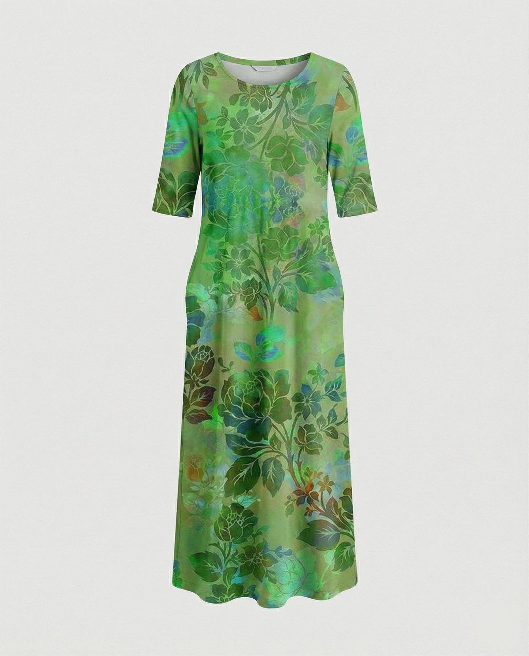 Damen Maxikleid mit Taschen luftig