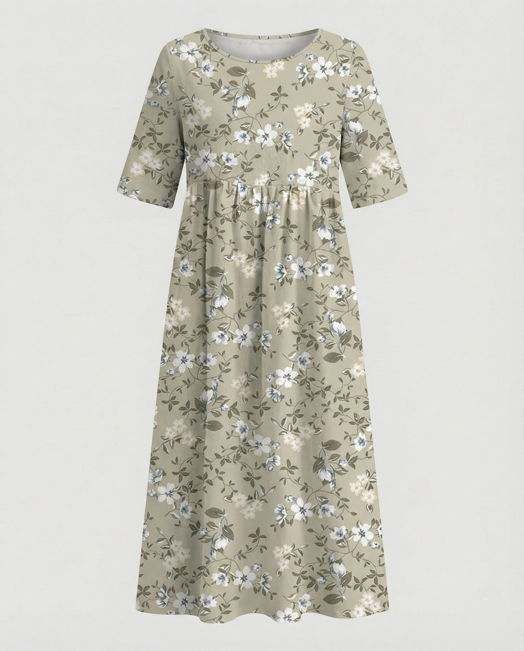 Damen Maxikleid mit Taschen luftig