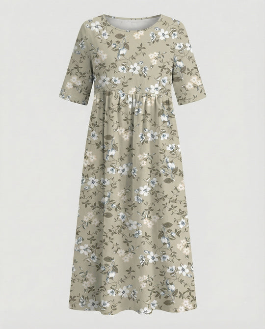 Damen Maxikleid mit Taschen luftig