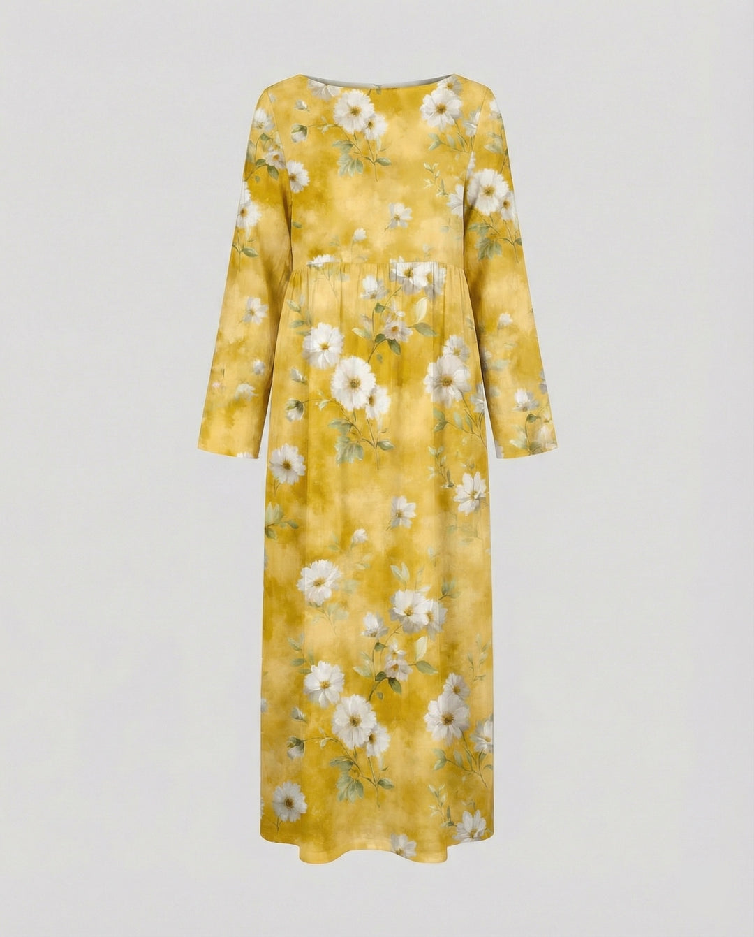 Damen Maxikleid floral mit Taschen