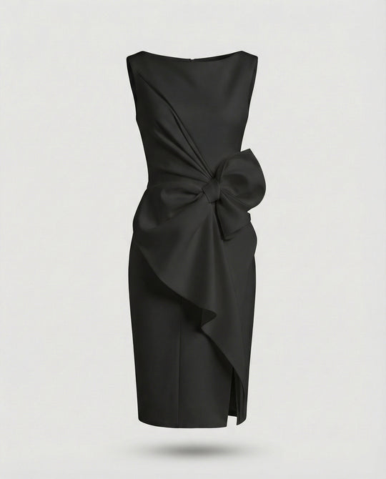 Damen Abendkleid elegant Satin