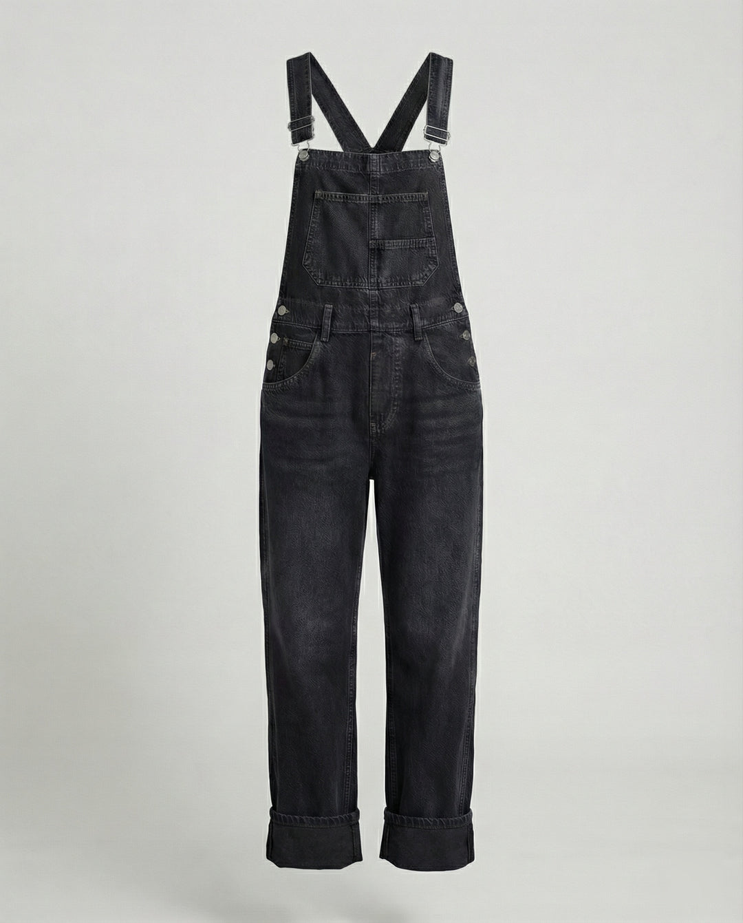 Damen Latzhose Jeans gerade