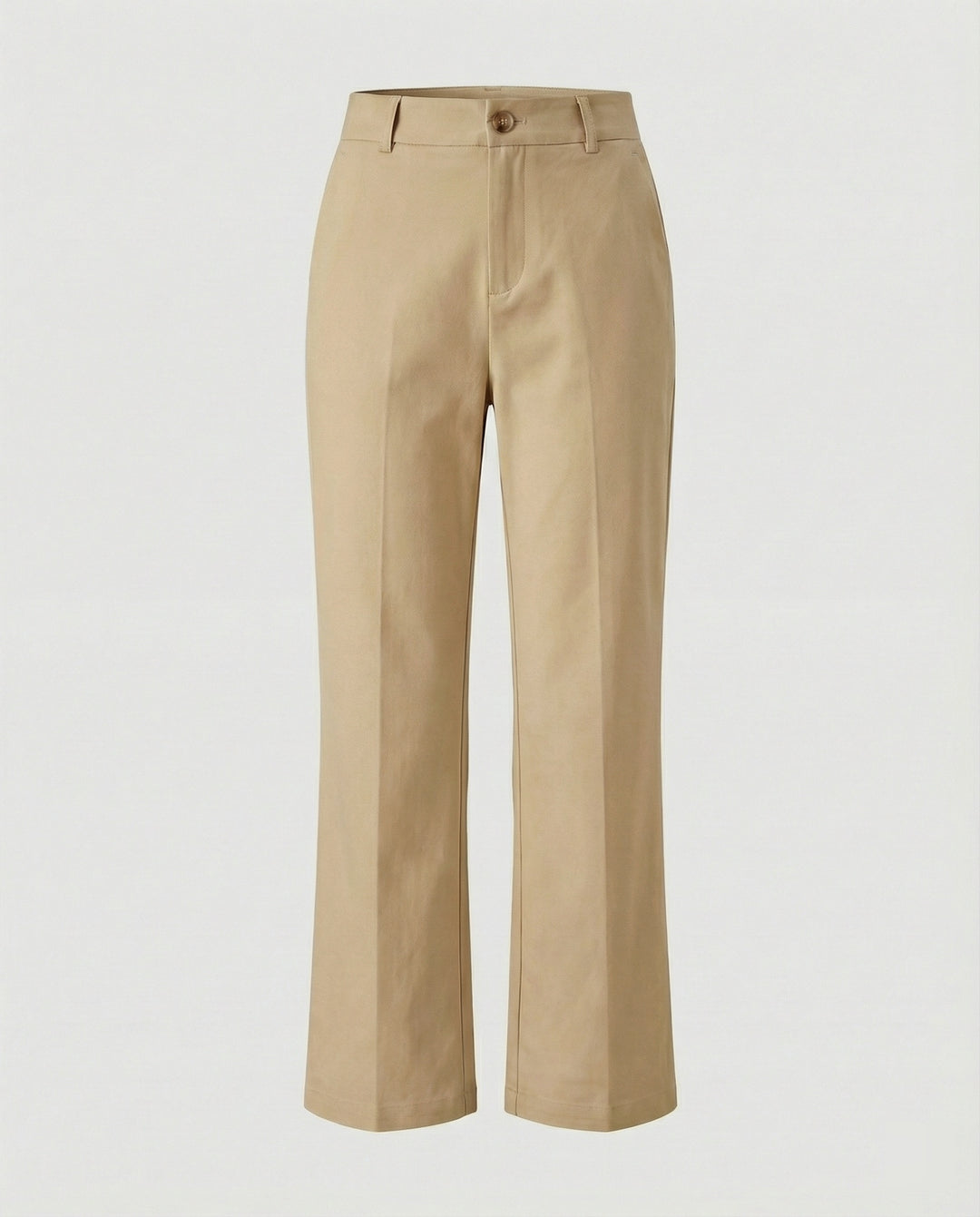 Damen Weite Stoffhose High Waist elegant geschnitten