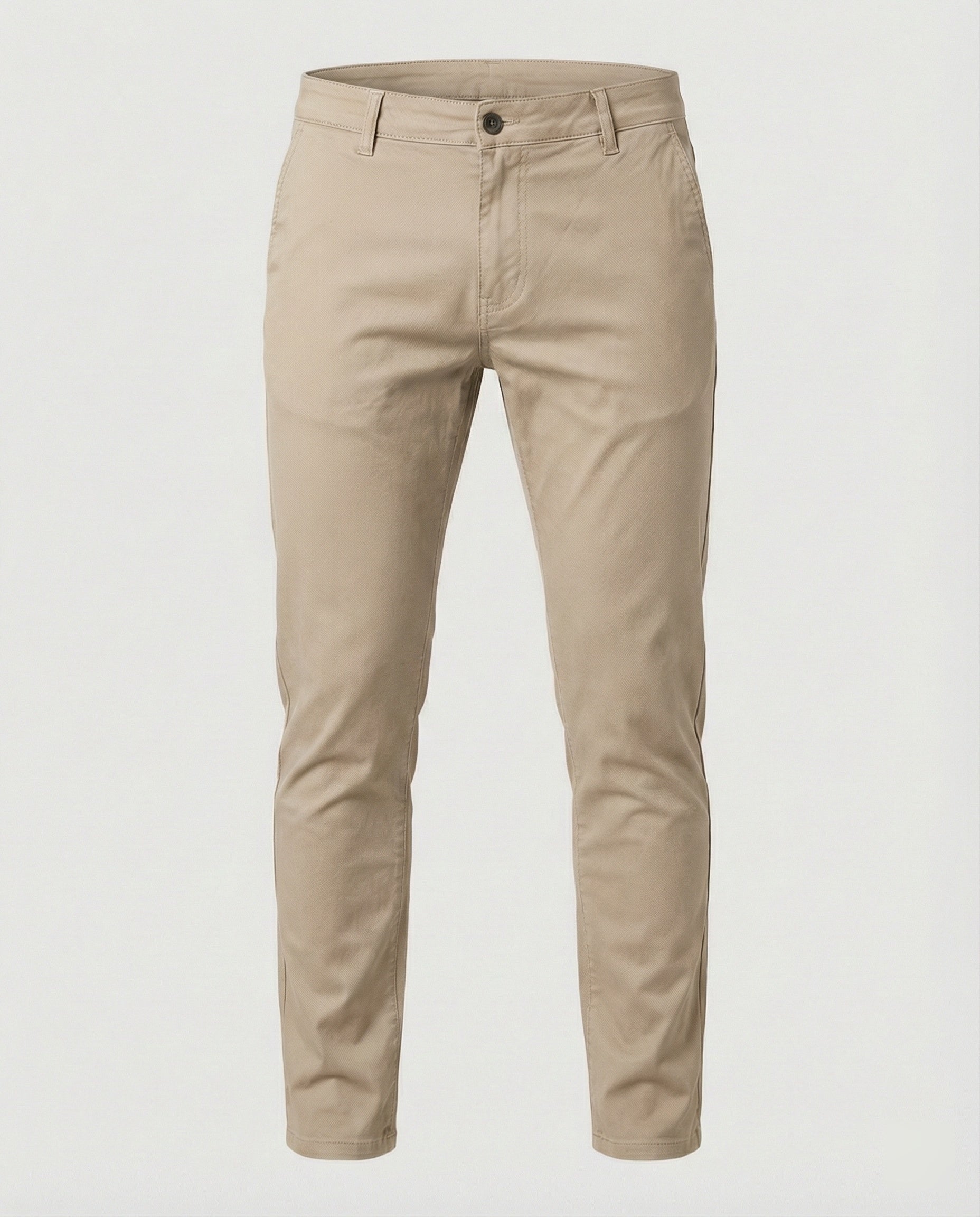 Herren Chinohose Slim Fit mit Elastikbund