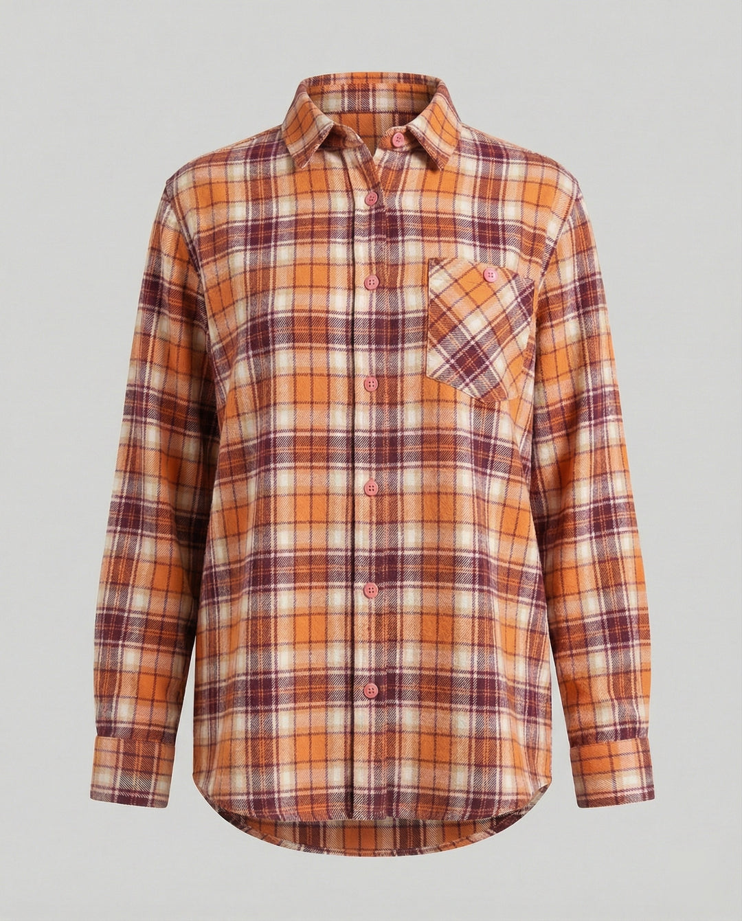 Damen Hemdjacke Flanell lang