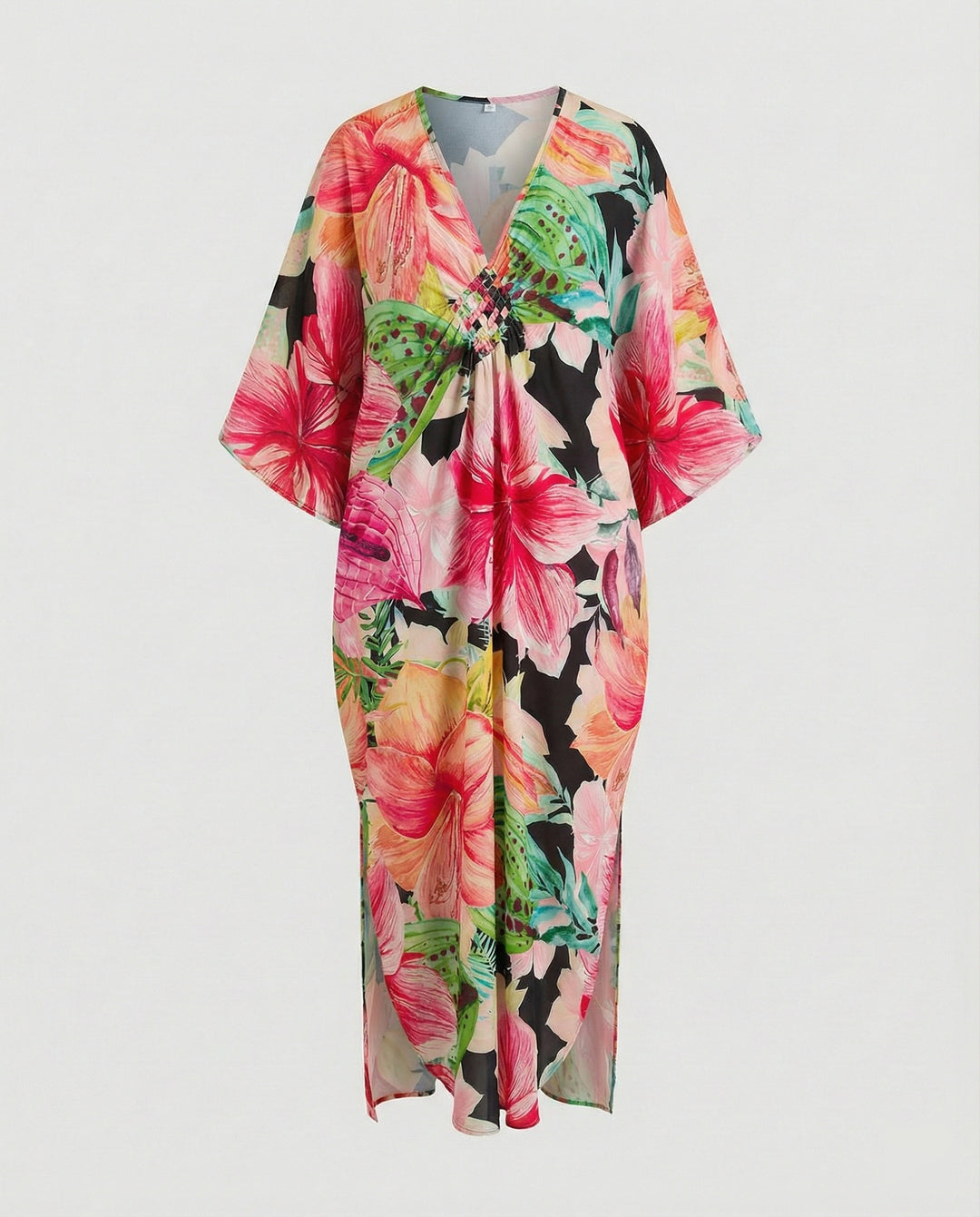 Damen Maxikleid Kaftan Sommer