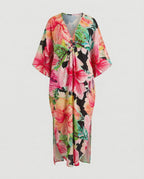 Damen Maxikleid Kaftan Sommer