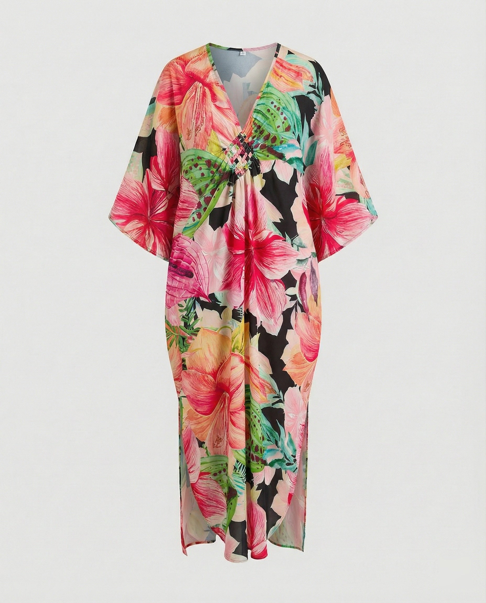 Damen Maxikleid Kaftan Sommer