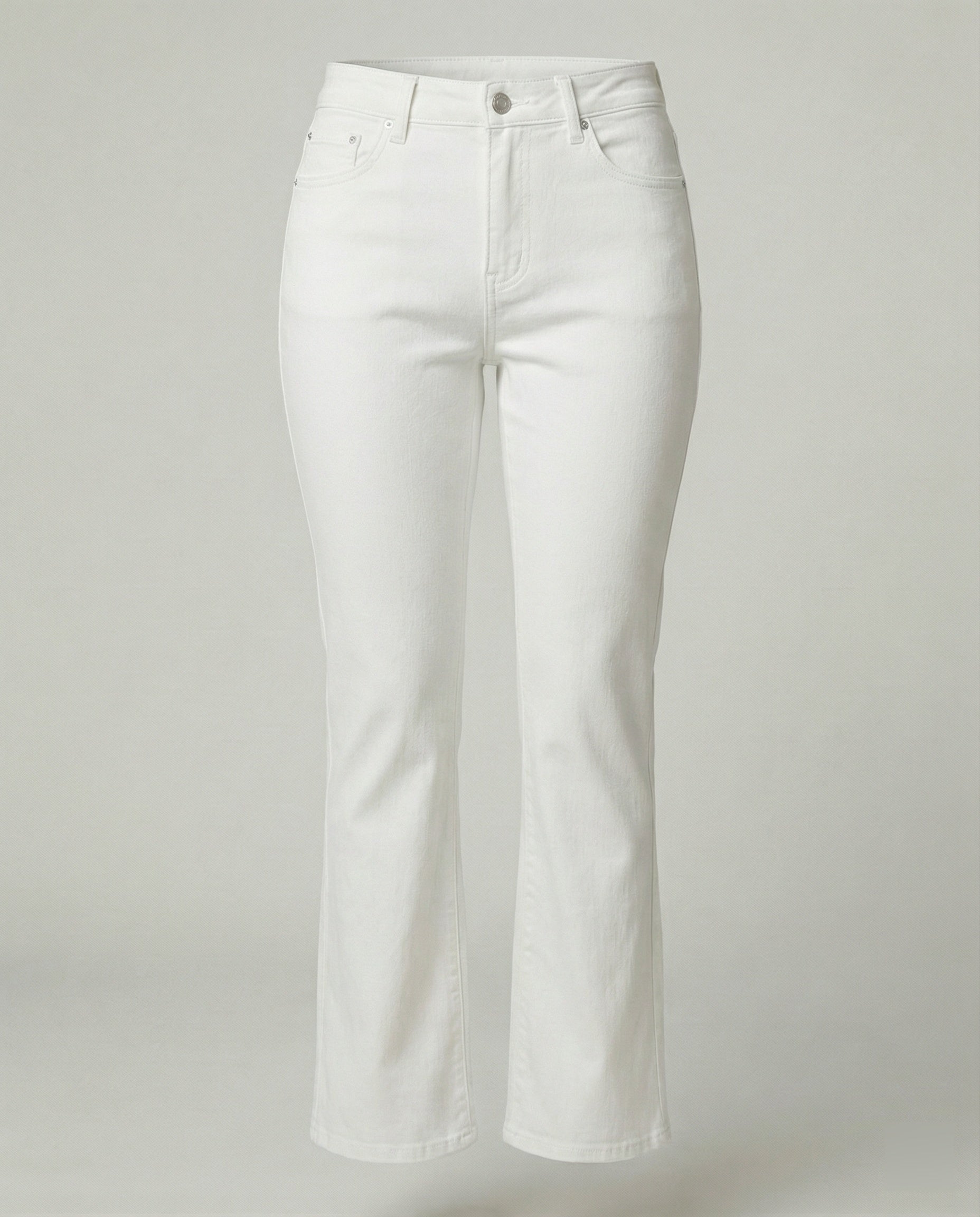 Damen Flared Stoffhose mit hohem Bund