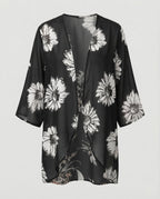 Offener Kimono Damen Floral