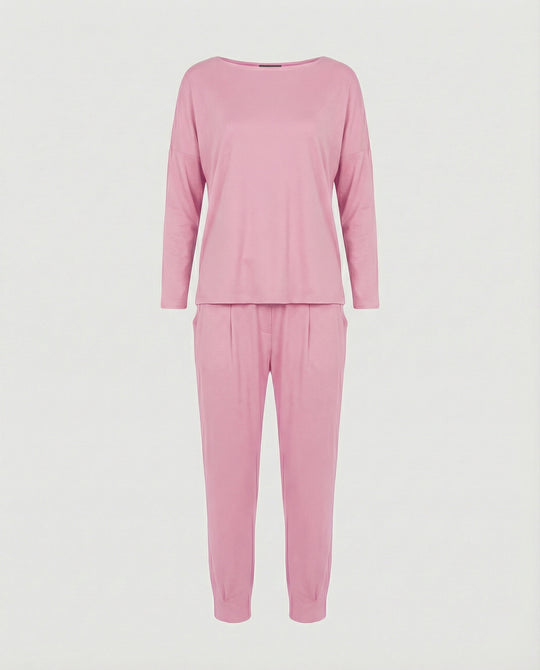 Jogginganzug Damen Lounge-Set mit weiten Ärmeln und Taschen