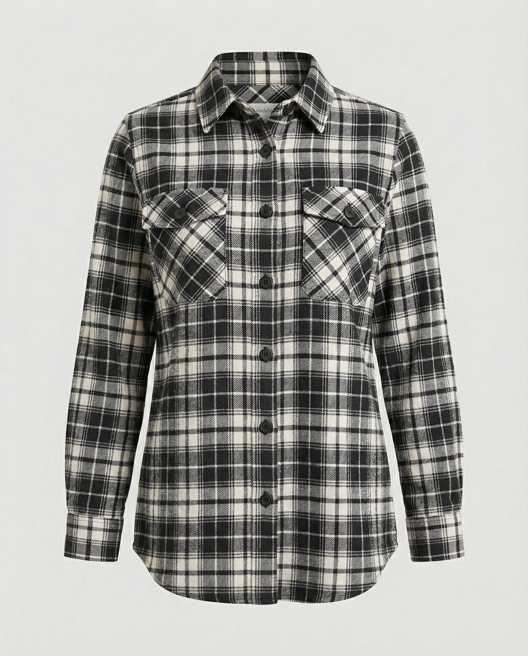 Damen Hemdjacke Flanell Karo