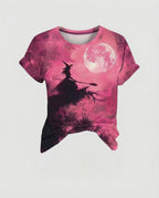 Kurzarmshirt Damen Mit Blumenprint