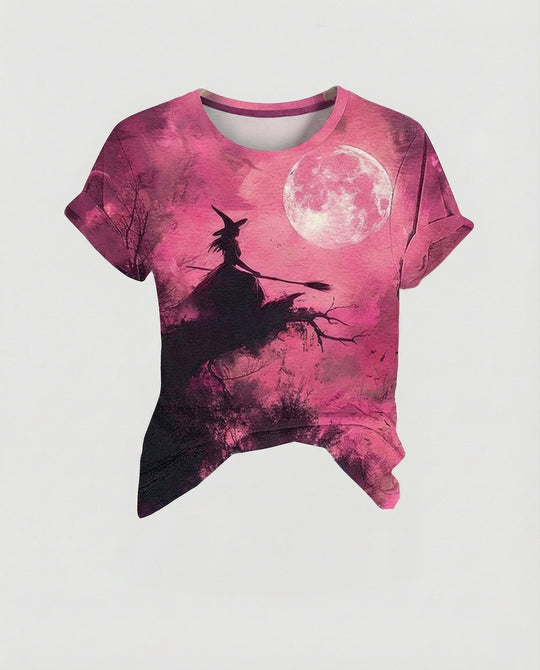 Kurzarmshirt Damen Mit Blumenprint
