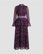 Damen Maxikleid Chiffon elegant