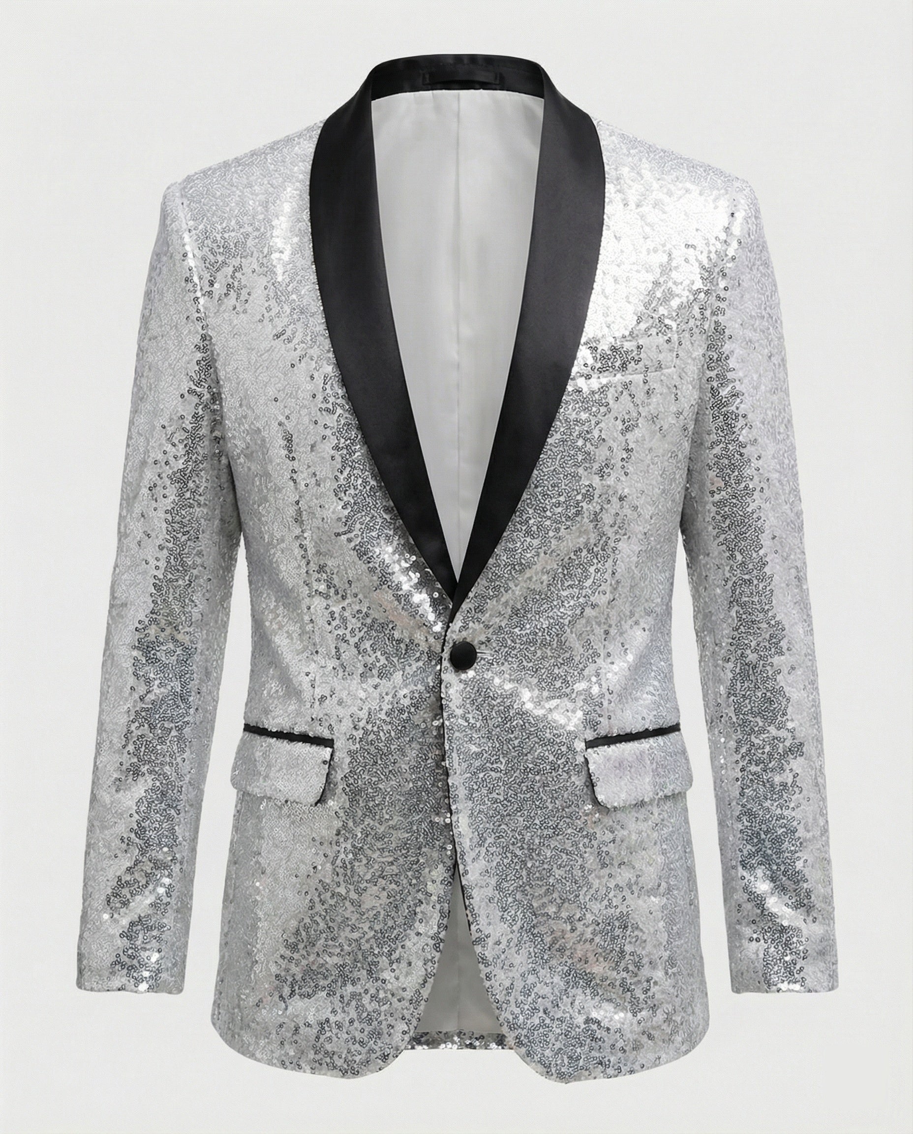 Glamouröser Pailletten Blazer Herren