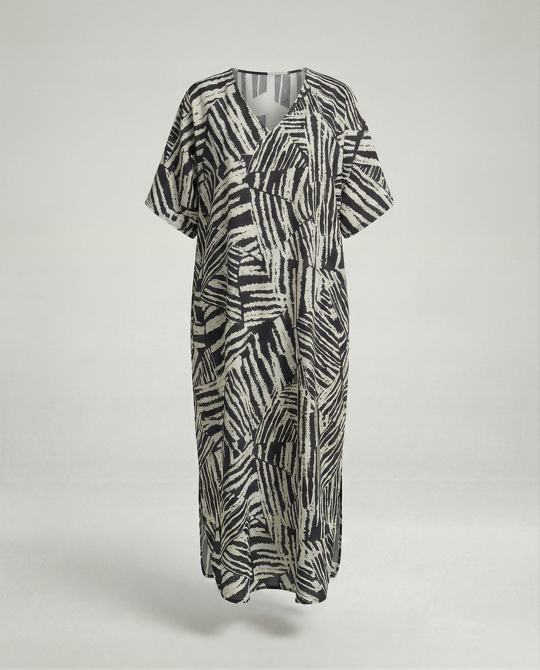 Damen Strandkleid Kimono mit Gürtel