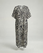 Damen Strandkleid Kimono mit Gürtel