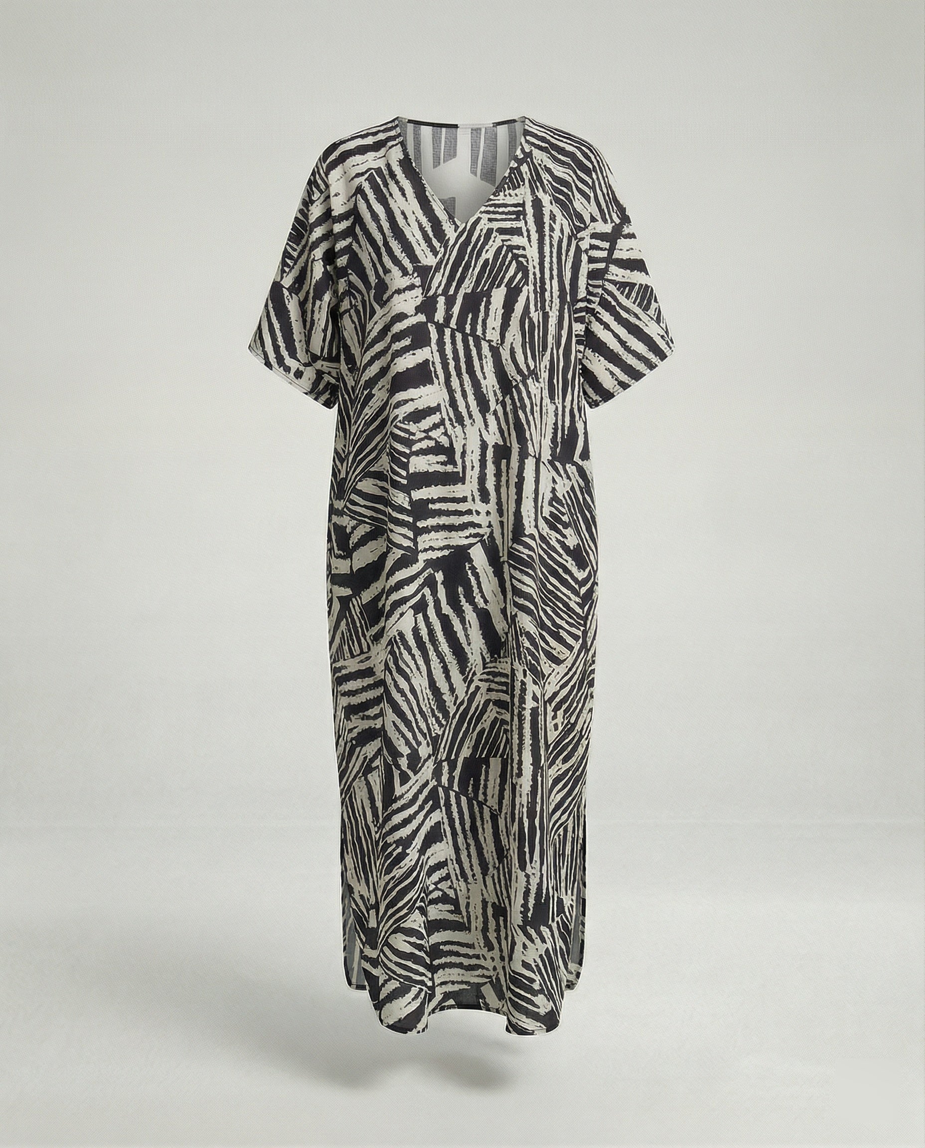 Damen Strandkleid Kimono mit Gürtel