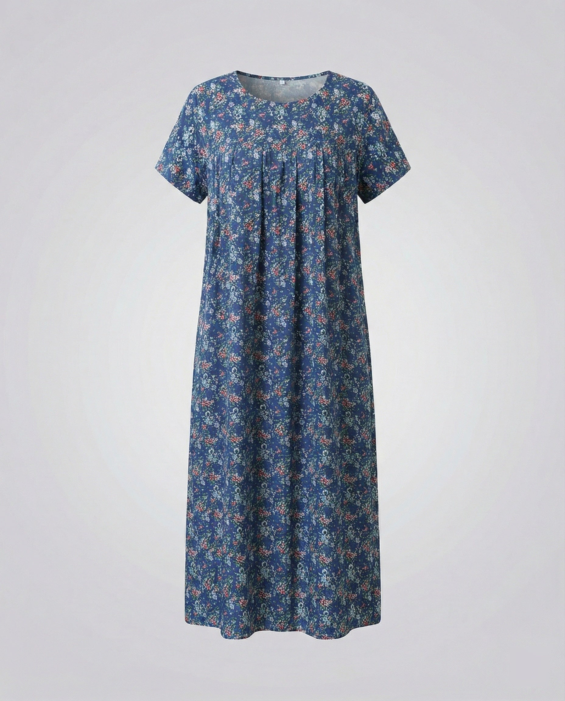 Luftiges Midikleid Damen Mit Taschen