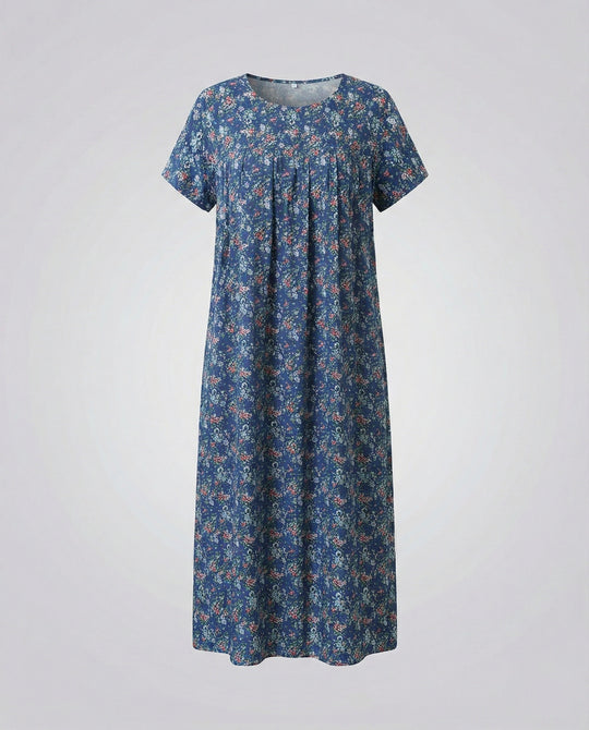 Luftiges Midikleid Damen Mit Taschen