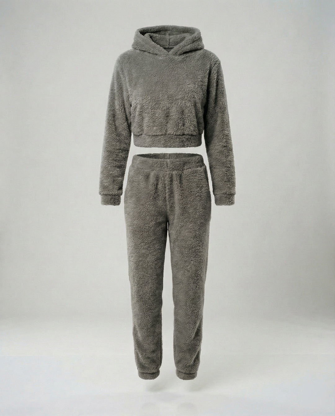 Damen Lounge-Anzug mit Cropped Jacke