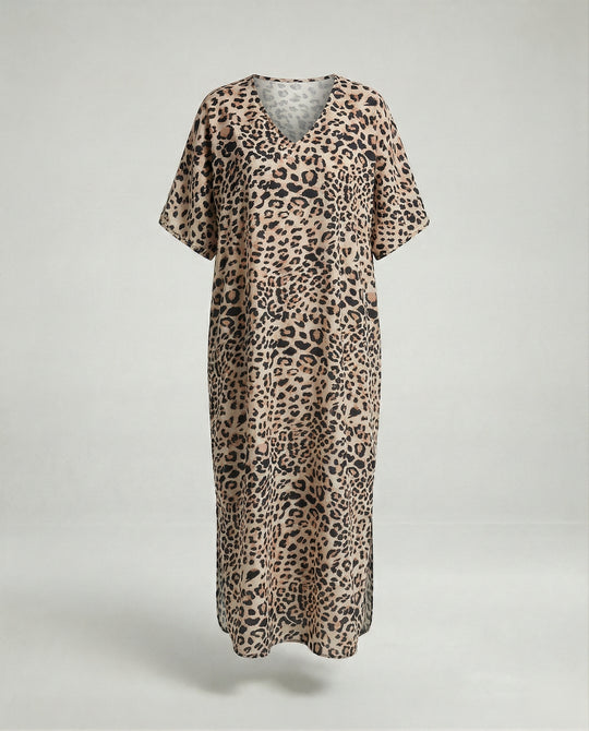 Damen Strandkleid Kimono mit Gürtel