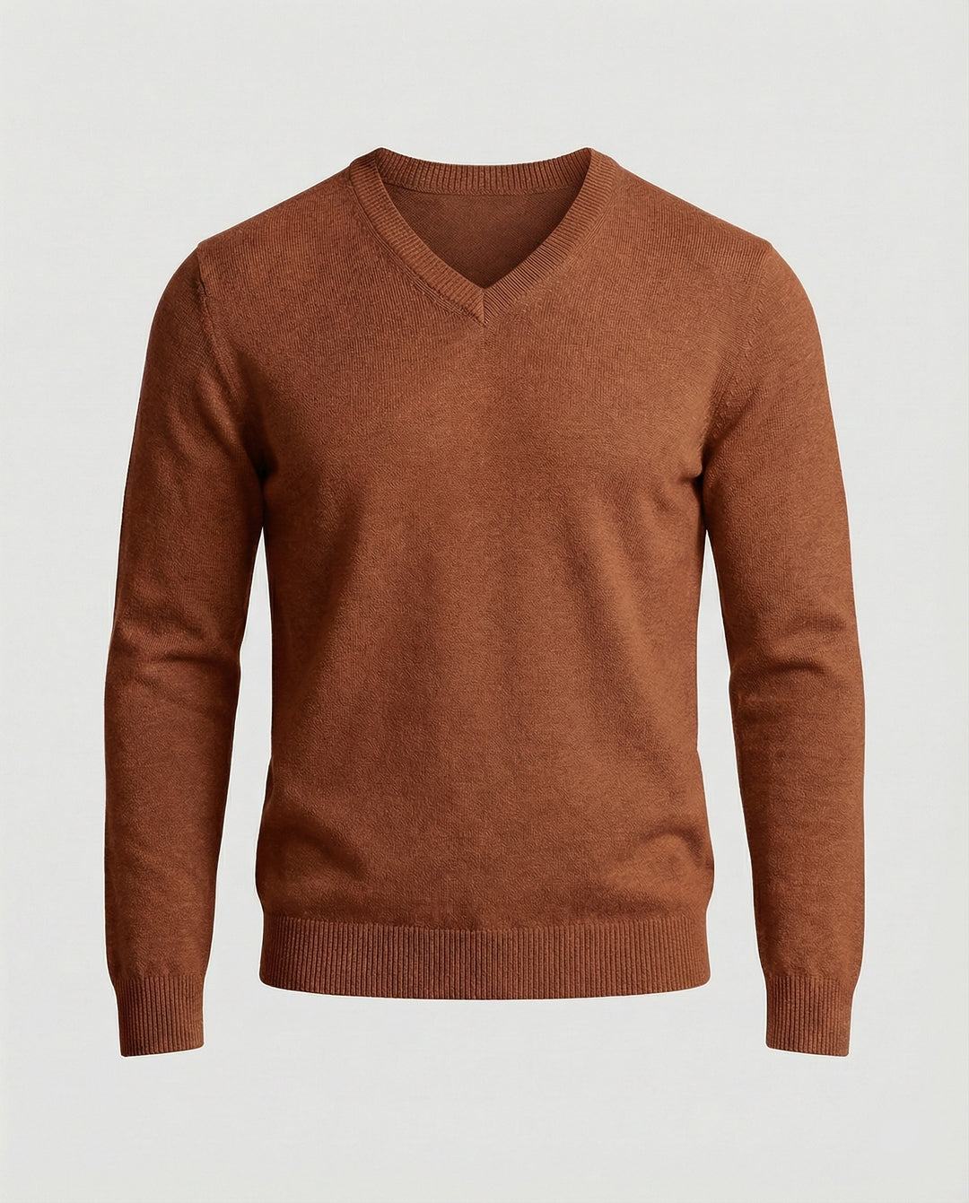 Herren V-Ausschnitt Feinstrickpullover R&B