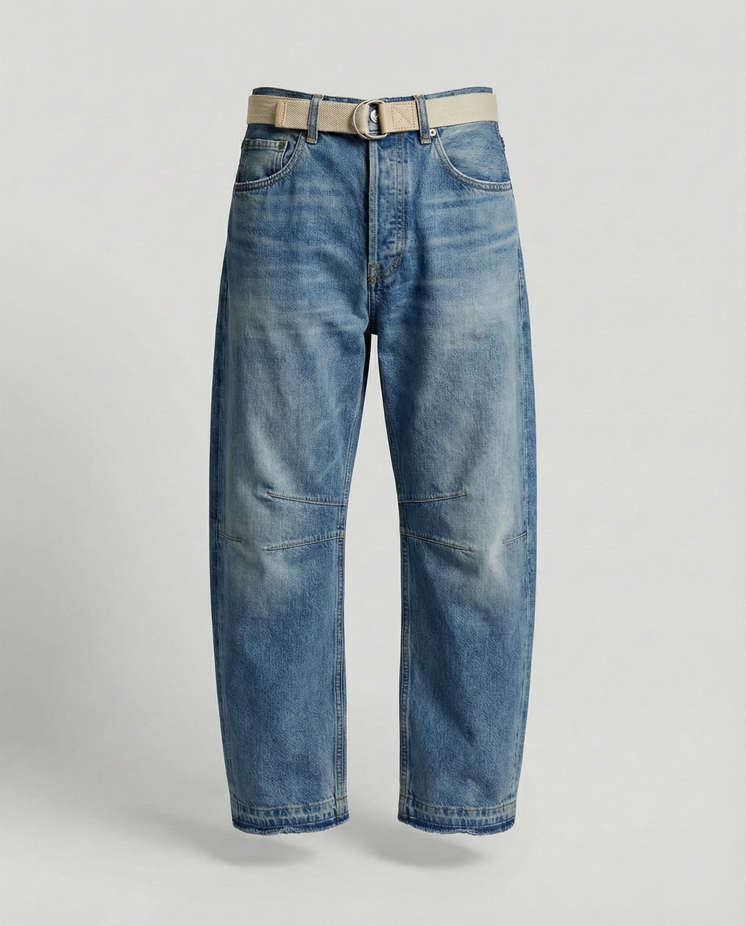 Damen Jeans weit Damen High Waist