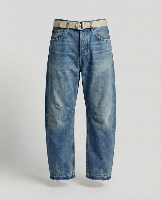 Damen Jeans weit Damen High Waist