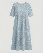 Damen Maxikleid mit Taschen luftig