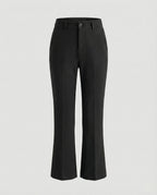 Damen Flared Stoffhose
