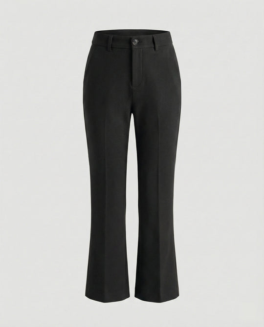 Damen Flared Stoffhose