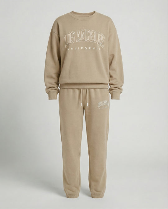 Damen Jogginganzug mit College Aufdruck