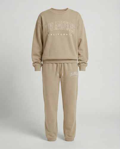 Damen Jogginganzug mit College Aufdruck