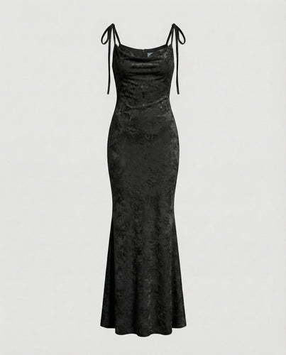 Jacquard Abendkleid Meerjungfrau Damen