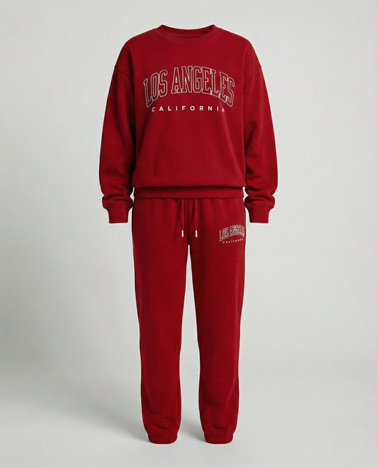 Damen Jogginganzug mit College Aufdruck