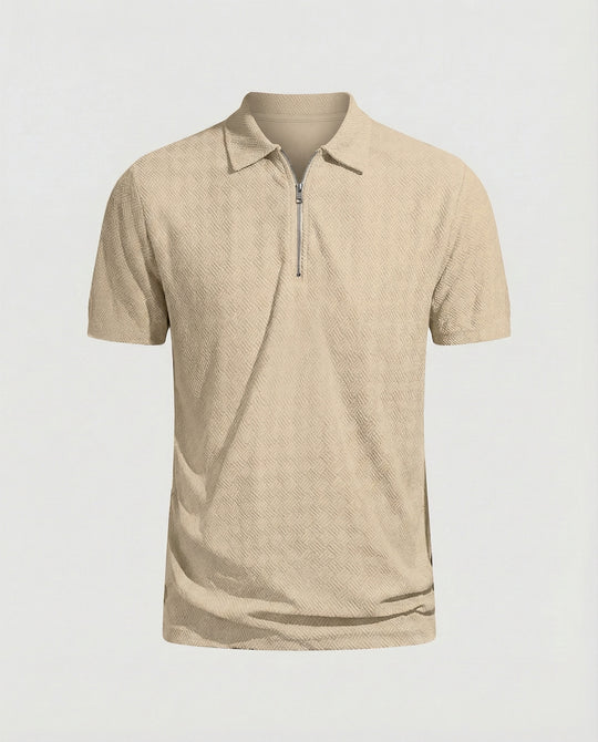 Herren Poloshirt mit Reißverschluss