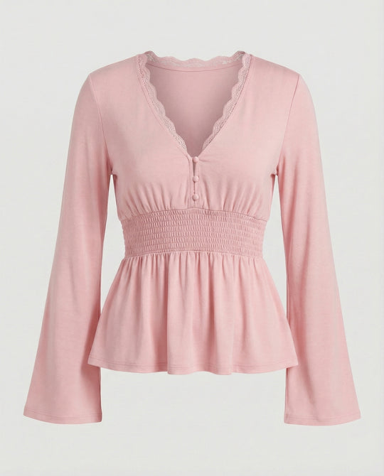 Tunika Damen Langarm Boho