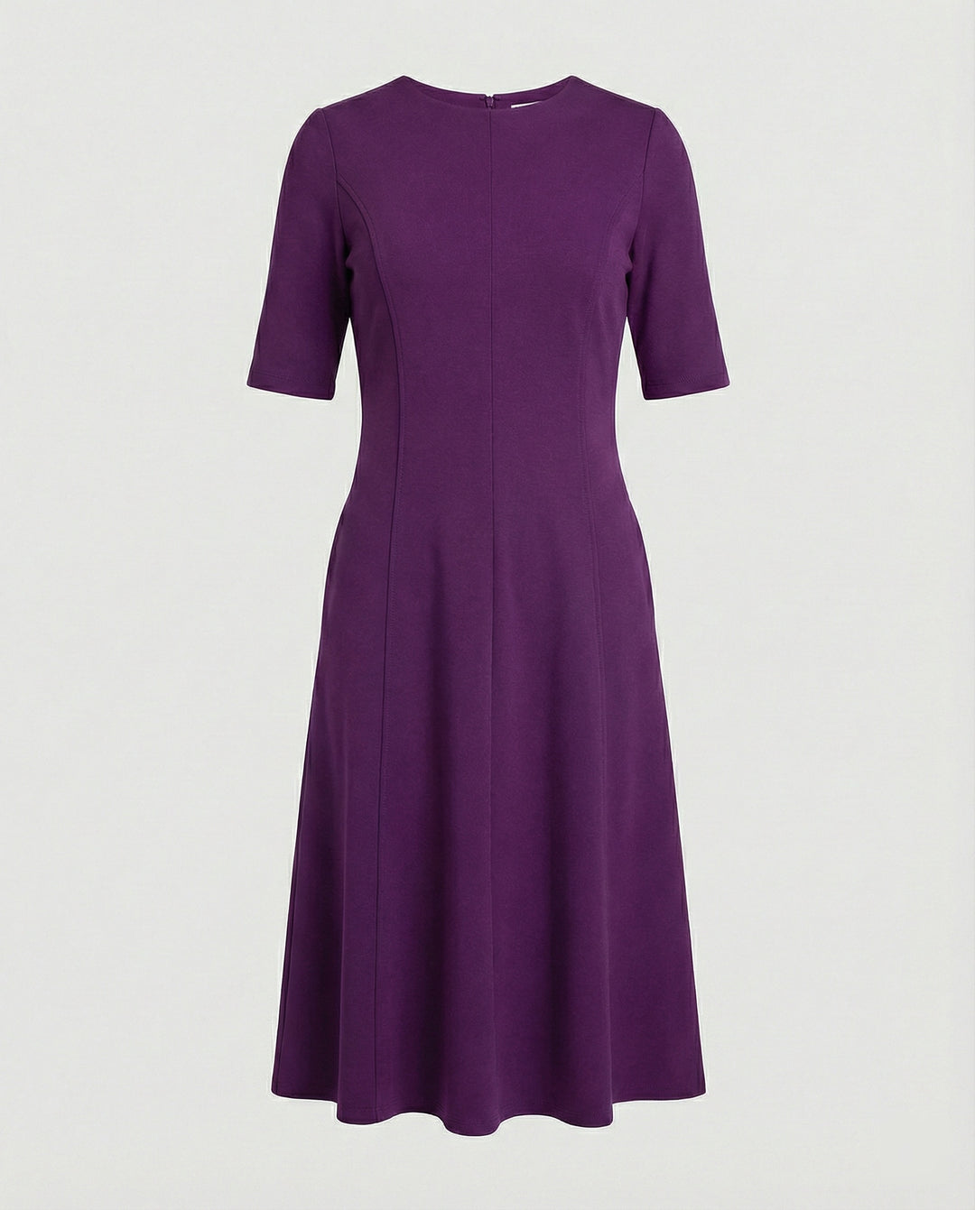 Damen Midikleid elegant Halbarm