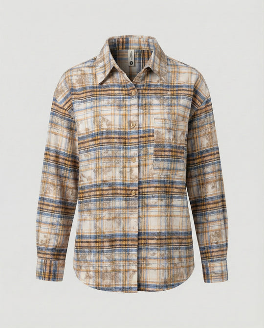 Damen Hemd Oversize Karo