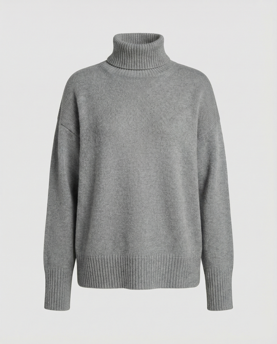 Damen kuscheliger Rollkragenpullover R&B