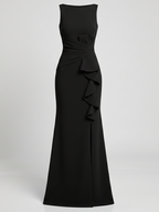 Damen Abendkleid lang mit Schlitz