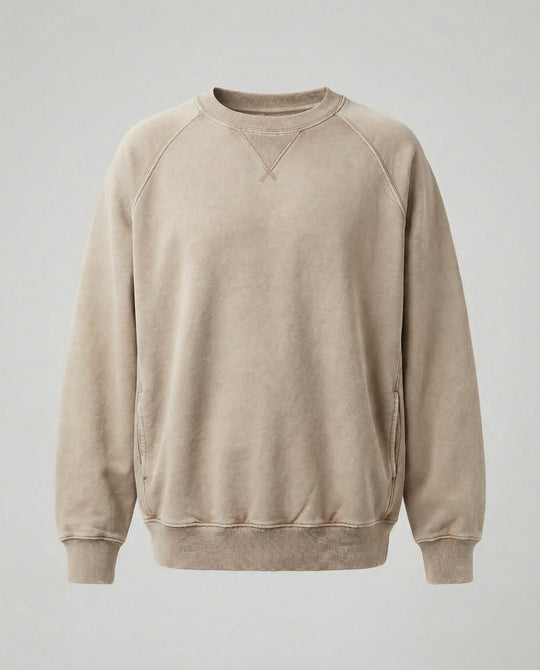 Freizeit Sweatshirt mit V-Ausschnitt