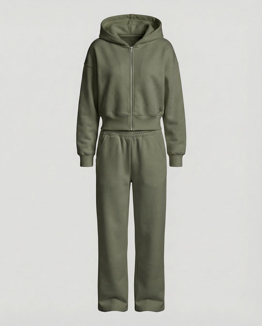 Damen Sweatanzug mit Reißverschluss