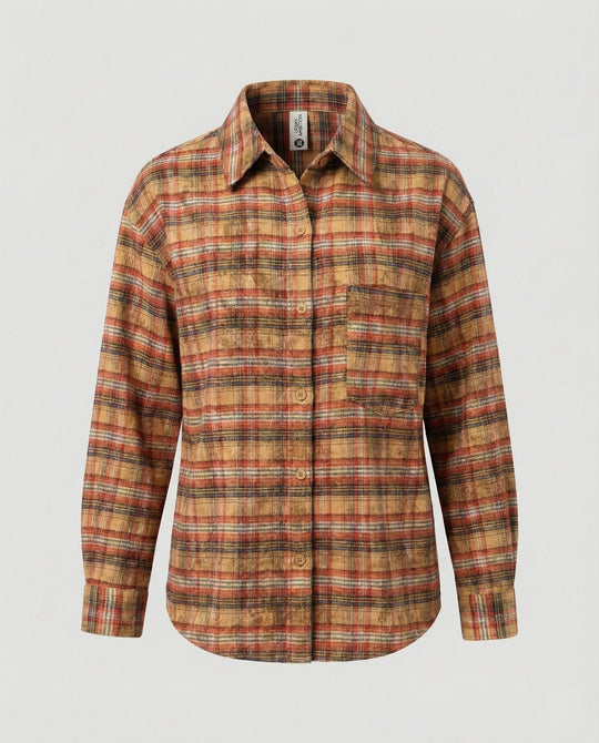 Damen Hemd Oversize Karo