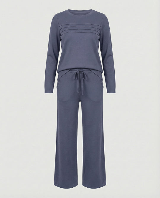 Jogginganzug Damen lässig mit Streifendetails und weitem Schnitt