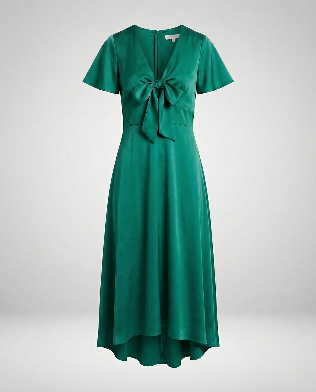 Damen Midikleid elegant Wickeloptik